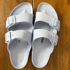 Blue Birkenstocks size 8 Waterproof